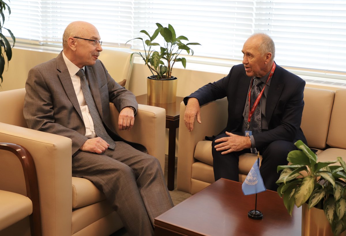 USG @un_oct Voronkov & #IEP @globpeaceindex Executive Chairman Steve Killelea met today to discuss the advancement of the IEP-UNOCT partnership and joint programmatic engagement to #CounterTerrorism and #PCVE 🤝

#UniteToCounterTerrorism