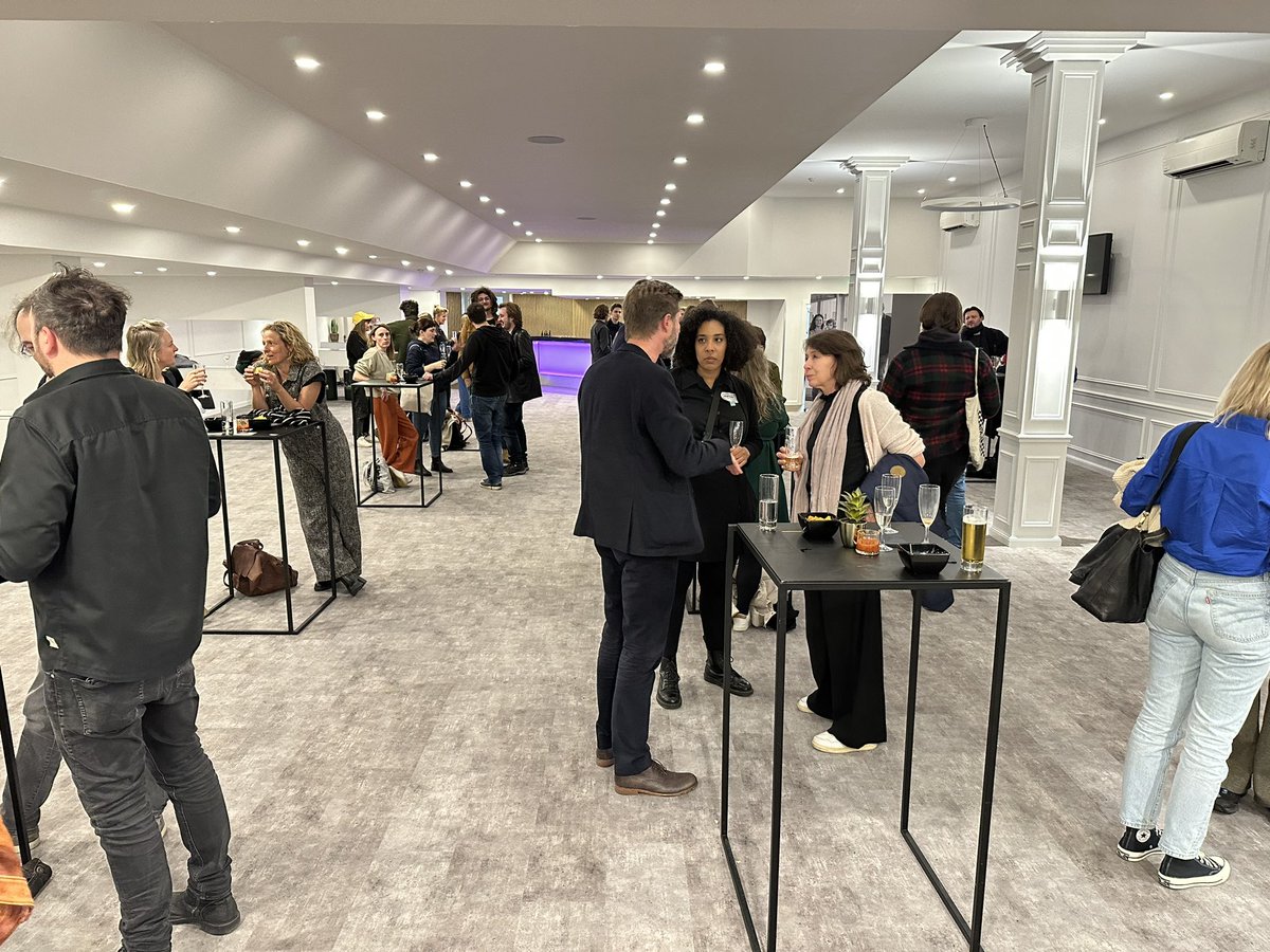 At #storycon24 soaking up humour vibes and doing some mixing &amp; mingling. Thank you @VlaamsAVFonds !