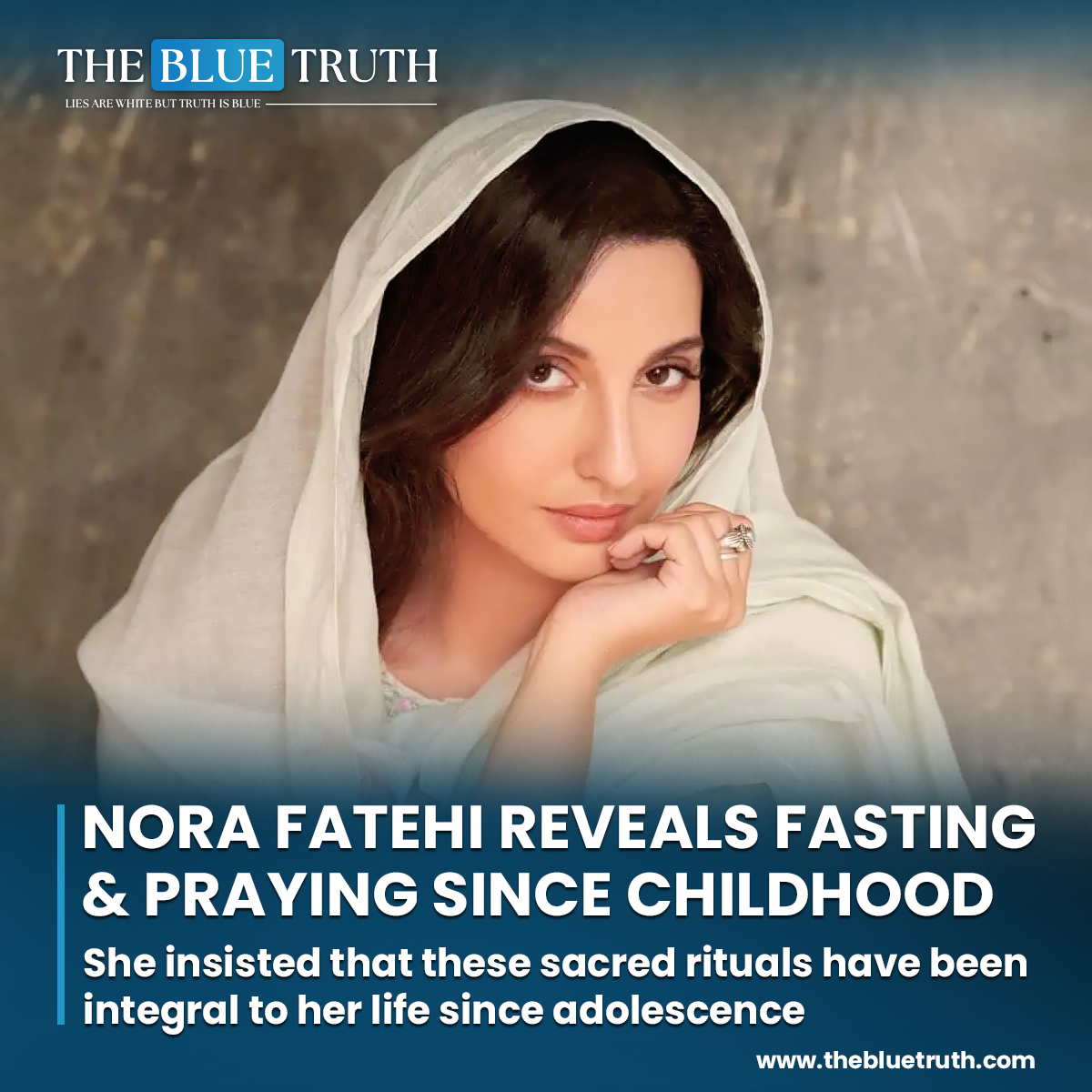 A video snippet from a recent podcast featuring the Bollywood dancer discussing Ramadan and her spiritual practices.
#NoraFatehi #Fasting #Prayer #Ramadan #Spirituality #ReligiousPractice
#FaithJourney #tbt #TheBlueTruth