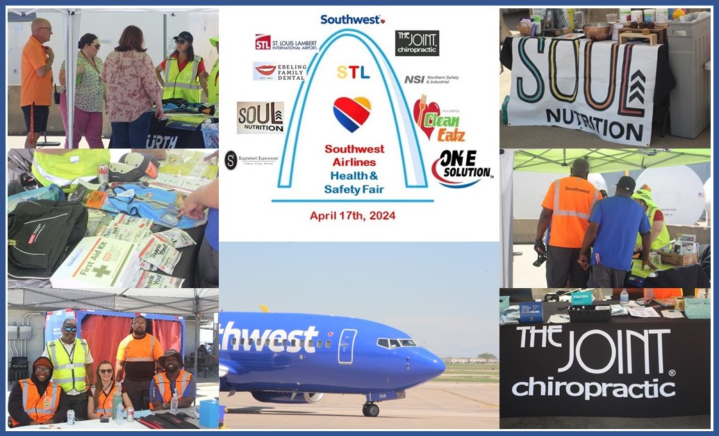 Congratulations to Southwest Airlines for holding a very successful Health and Safety Fair on Wednesday. 

@SouthwestAirlines

#FLYSTL #SafetyFirst #AirlineSafety #AirportSafety #SouthwestAirlines