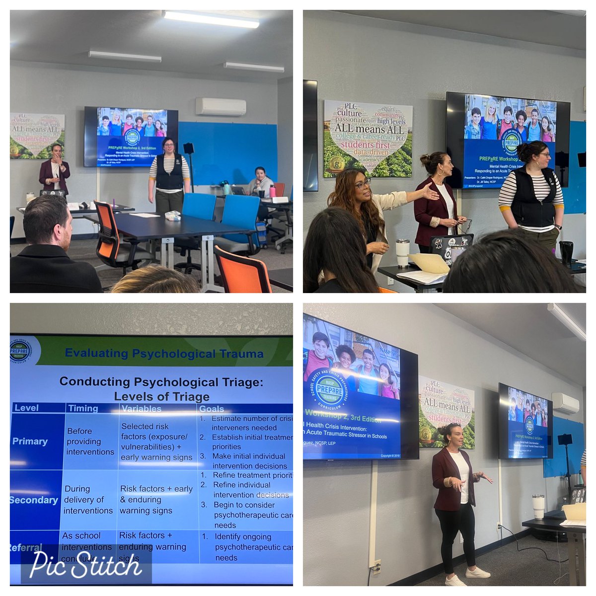 krisvasquez75's tweet photo. 🚨 Excited to share insights from the NASP PrePare workshop on school safety and crisis preparedness! 💼 Today’s session delved into crucial strategies for creating a safe and secure school environment. @CSUMB #projectreach https://t.co/M6CQmk1rHW