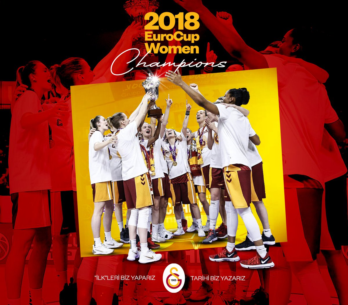 🗓️ TARİHTE BUGÜN |
2018 EuroCup Women Şampiyonu Galatasaray

#SarayınSultanları, finalde İtalya temsilcisi Reyer Venezia’yı geçerek @EuroCupWomen’da ikinci kez şampiyonluğa ulaştı. 🏆