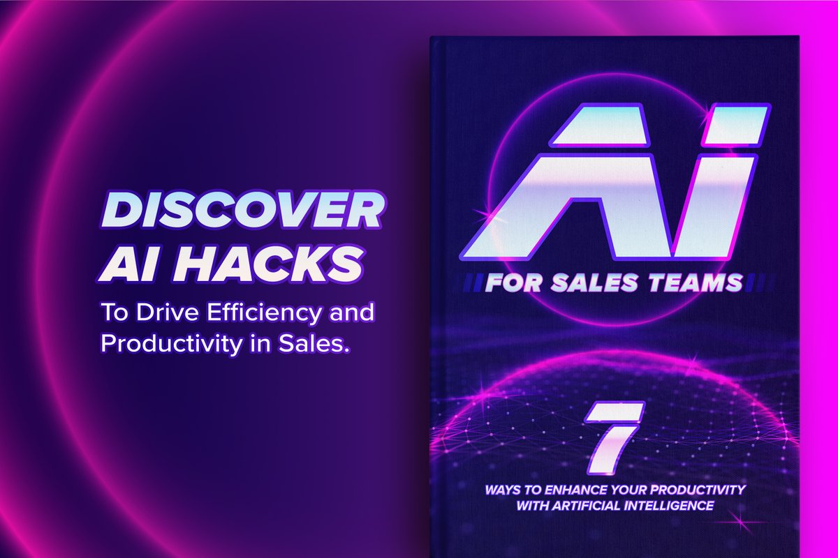 Check out the latest sales process hacks in the ebook, 'AI for Sales Teams: 7 Ways to Enhance Your Productivity with Artificial Intelligence.'  hubs.ly/Q02tmJXJ0 #ICM #AI #SalesPerformance #SalesComp #SalesCommissions