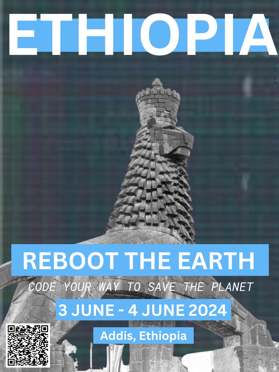 Exciting news!🚀#RebootTheEarth is coming to Ethiopia! @un_oict, @UNYouthAffairs, @FAO, @dpgalliance and @salesforce call on all youth in technology to submit their hacks for a #ClimateReboot and join us in Addis 3-4 June! docs.google.com/forms/d/137G-p…