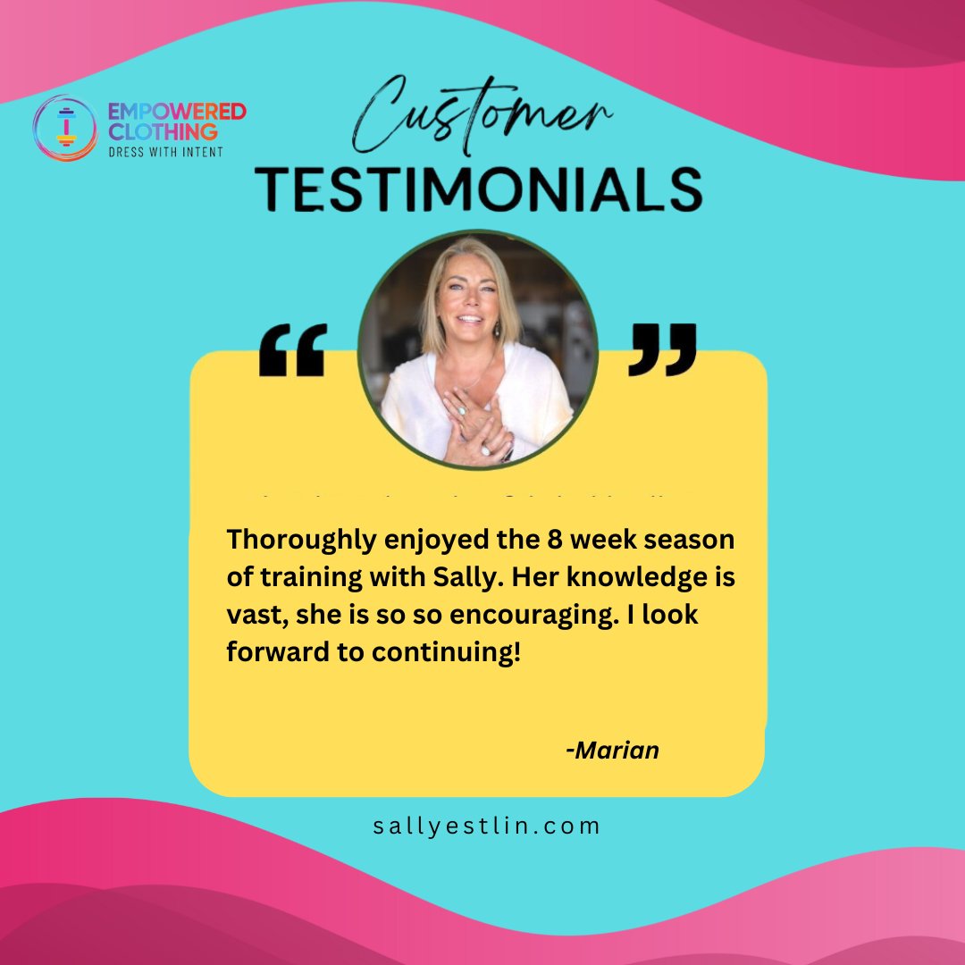It's our favourite time of the week...we're thrilled to be able to share another happy review from one of our SEL Clients. 

Thank you Misty for your fantastic feedback.

Let Go ~ it will Flow Step Up 

#SelfEmpoweredLifestyles #HolisticallyFit #MadeInAustralia #EmpoweredClothing