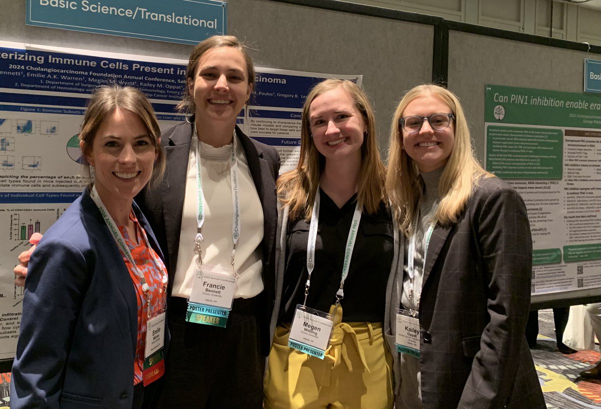 @WinshipAtEmory #TIL squad rocking the poster session at @curecc annual meeting @emilie_warren @megen_wittling @PaulosLab