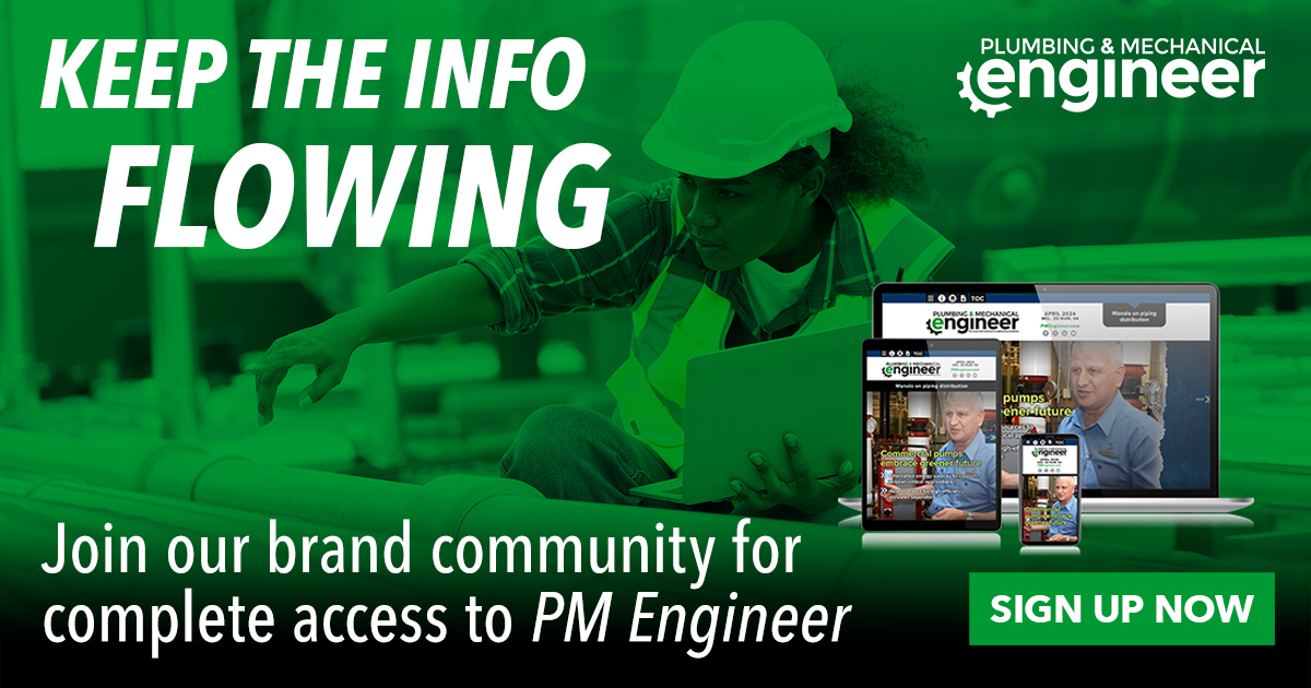 Register on PM Engineer's website and gain full access to articles, videos, podcasts, and so much more!
By 'keeping the info flowing' you will be sure to never miss a thing. 
#engineer #plumbingengineer #mechanicalengineer

bnp.dragonforms.com/PMEeNews?pk_X_…