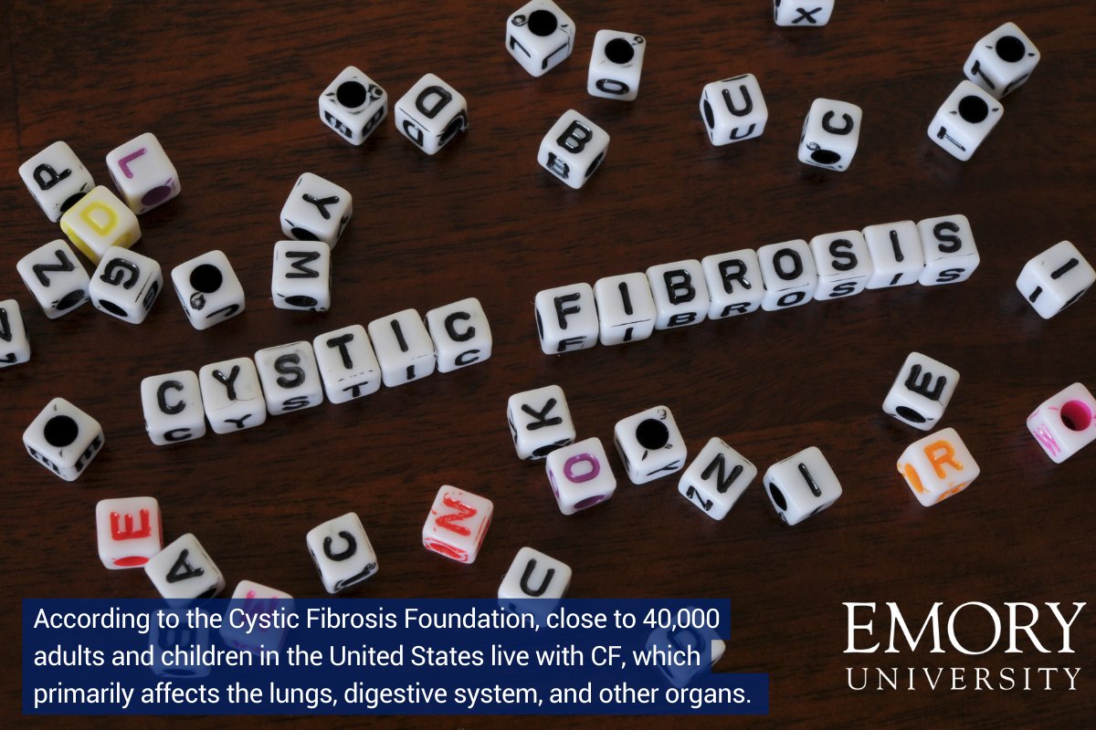 A new five-year, $3.1 million grant from NIH will help Emory researchers undertake a novel study of cystic fibrosis (combining biological, social, and clinical research methods. links.emory.edu/Va