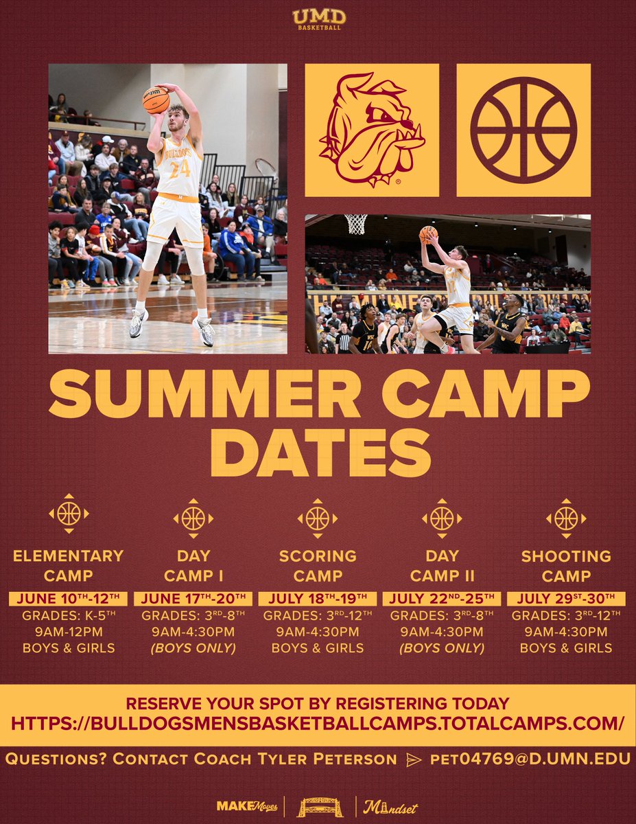 Summer Camp Season is right around the corner 🌞 Registration numbers are rising daily 📈 Get Signed Up Today! 🔗: …ogsmensbasketballcamps.totalcamps.com #MakeMoves 🐶🏀
