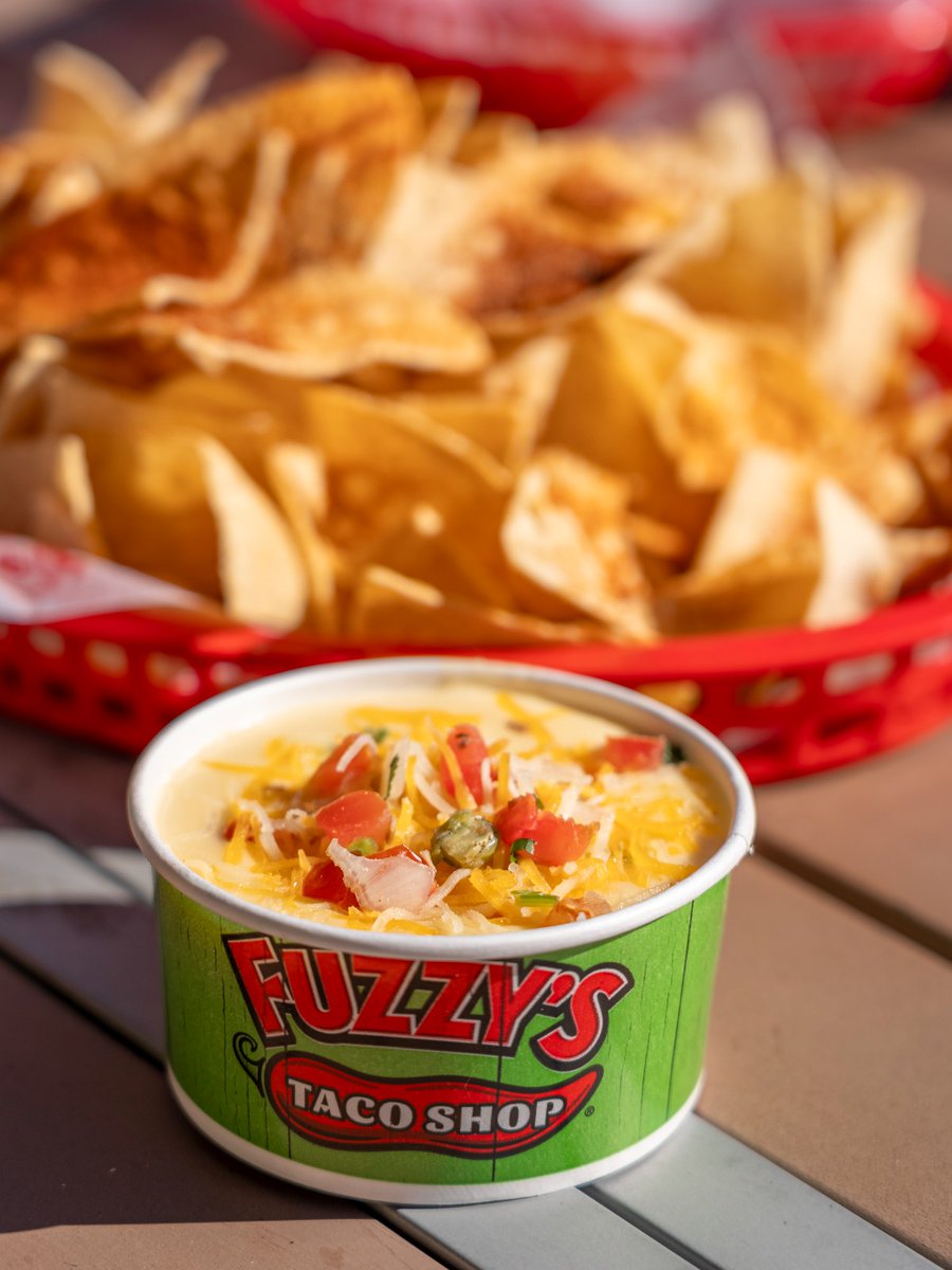 Hit it and dip it. By that we mean hit up our app and sign up for Fuzzy's Rewards so you can dip into some FREE Chips and Queso.