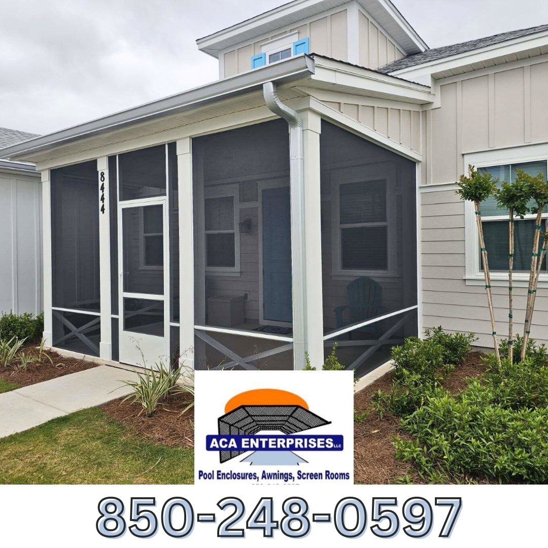 Spread the word! 🗣️ Word of mouth is the best advertising, and we're counting on you! If you know someone in the market for a new screened enclosure or screen room, send them our way at 850-248-0597. 
Satisfaction guaranteed! 

#acascreenrooms #screenedinporch #screenrooms