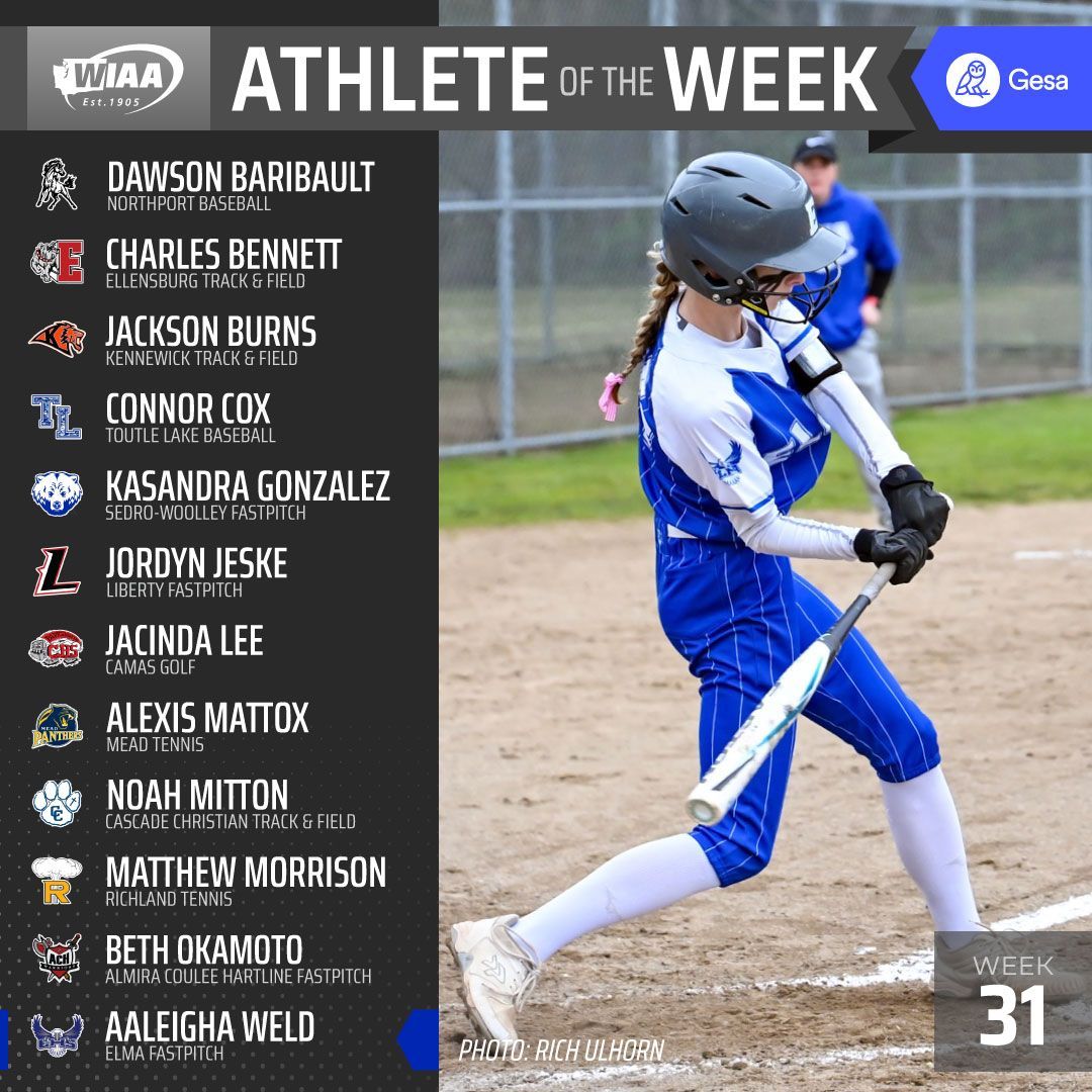 Congratulations to our WIAA/<a href="/gesacu/">Gesa Credit Union</a> Athlete of the Week WEEK3️⃣1️⃣ winners! FULL DETAILS: buff.ly/44MoQHX