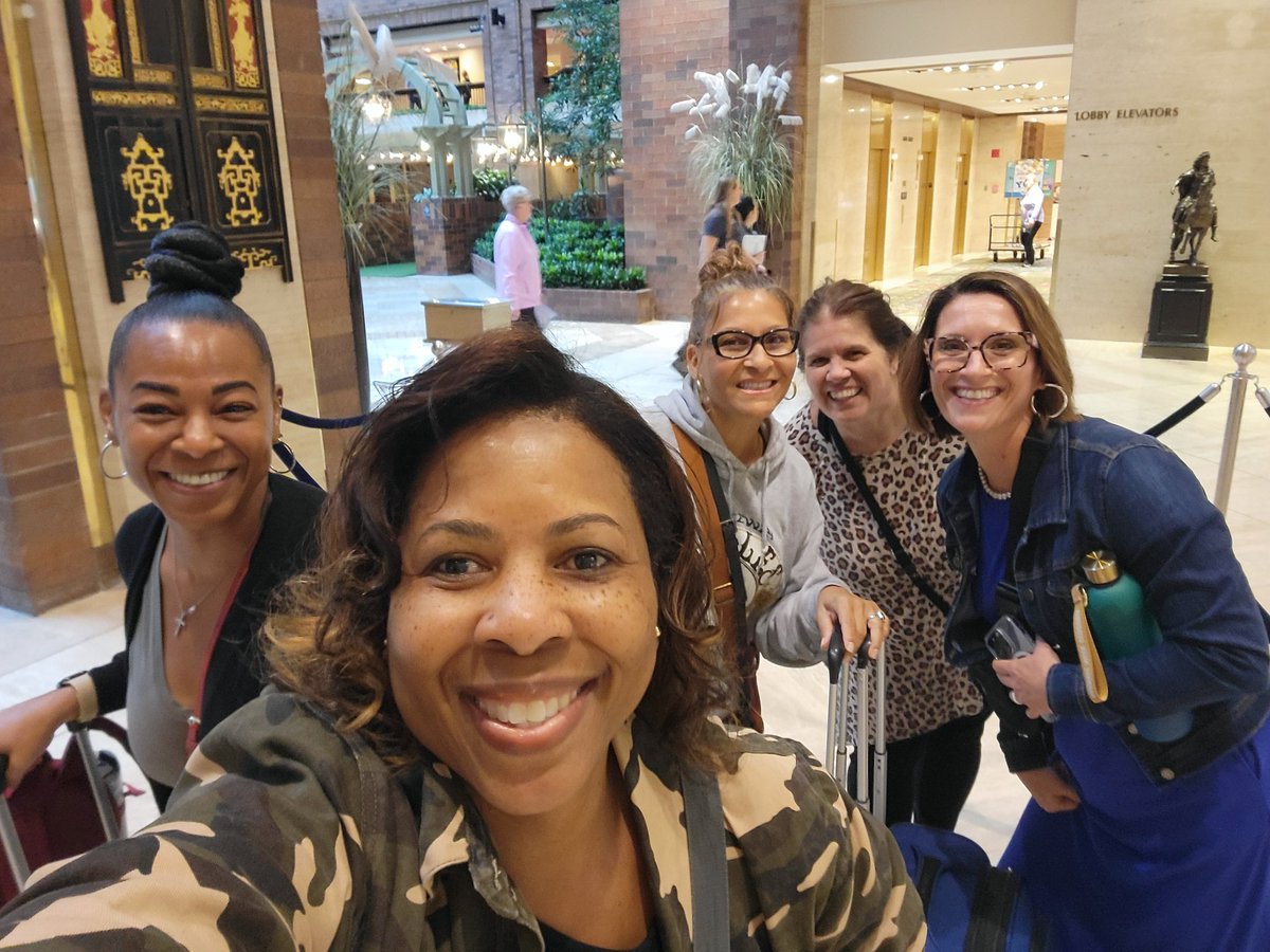 flanders94's tweet photo. We made it! The smiles you have when you reunite with @AVID4College family! #AVIDStaffDev24  #AVIDStaffDev https://t.co/QFIL55RzAa