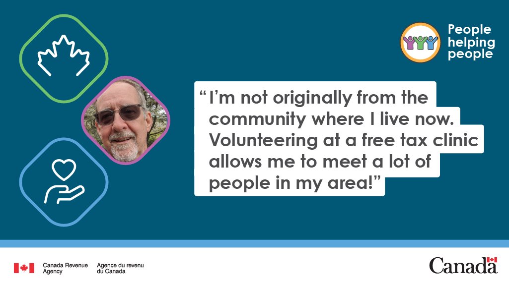 Thank you to all the volunteers, like Jean, who help people do their taxes for free! Find out how rewarding it can be to volunteer at a #FreeTaxClinic. Here's how to get involved: ow.ly/Zl6250Rfptk #CdnTax #NVW2024