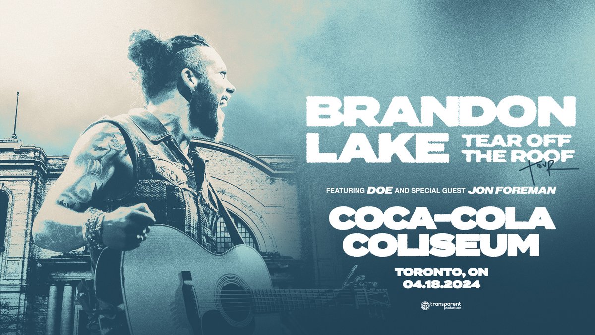 🚨 TONIGHT - BRANDON LAKE 🚨 🚪 DOORS OPEN - 5:30PM 🎵 SHOW STARTS - 7:00PM *All times are subject to change 💼 Be sure to review our Bag Policy before tonight's event: bit.ly/43p2Tzg