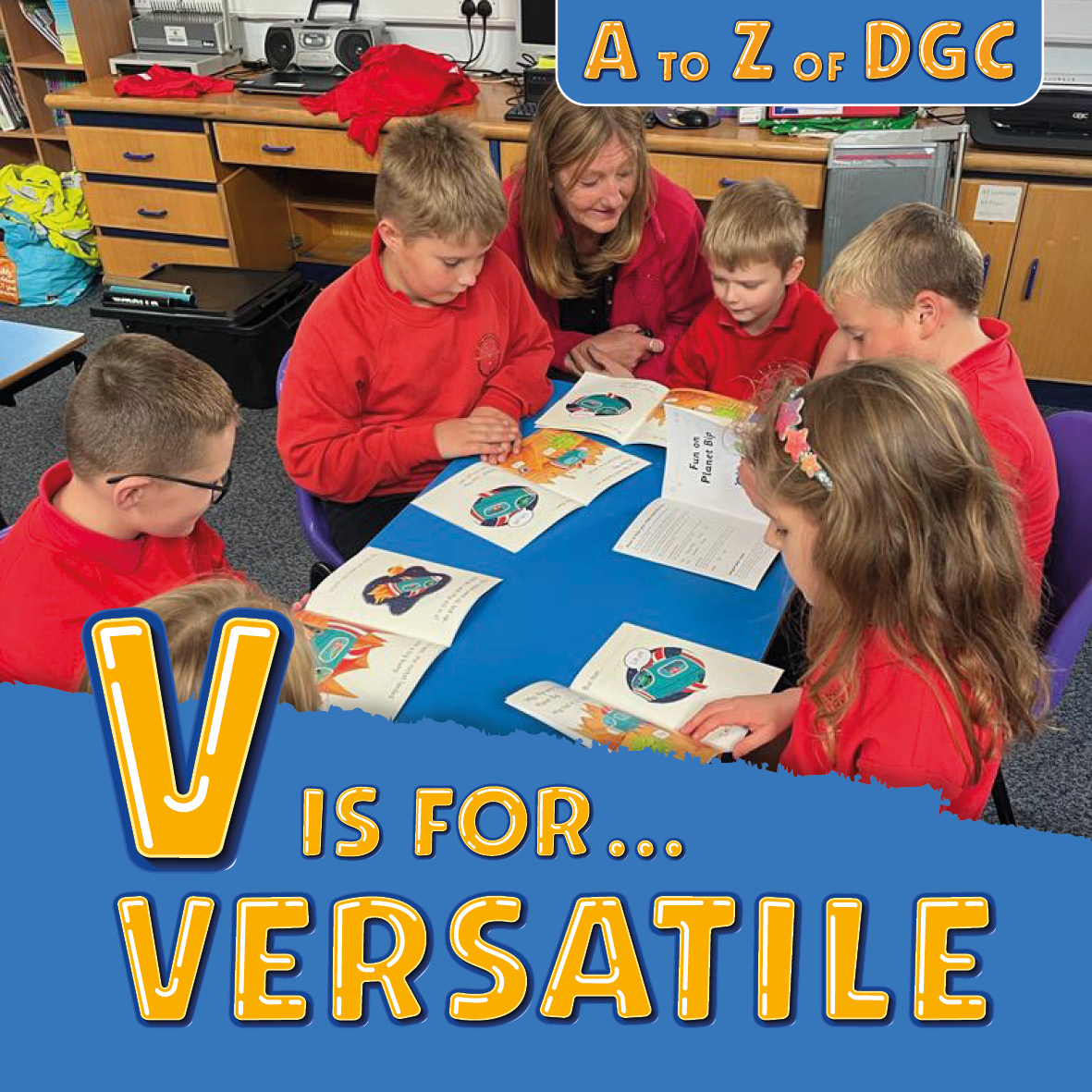 This is Lizz Close – a learning assistant at Kirkpatrick Fleming Primary school. Learning assistants contribute to raising achievement and help in the care of pupils by supporting the learning process. Read about Lizz and her fabulous work here: orlo.uk/0um46