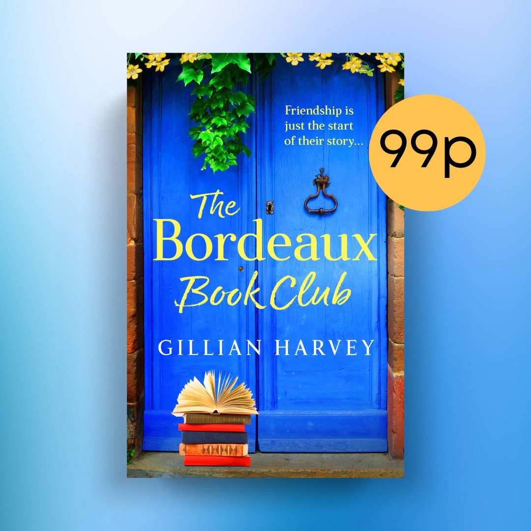⭐ 99p DEAL ⭐ 'Beautifully observed and exquisitely written.' Ian Moore #TheBordeauxBookClub from @GillPlusFive is 99p today!🎉 📕Get your copy here: mybook.to/bookclubsocial