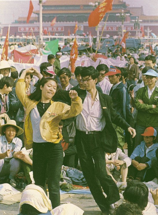 Student protesters, May 22, 1989, Tiananmen Square. Sometimes, when I close my eyes, I still see this photo and feel their hope.