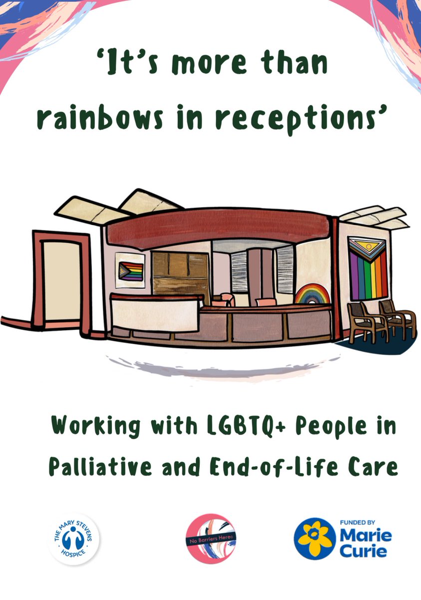 No Barriers Here is grounded in co-production, listening to the voices of people with lived experience & using these to positively impact palliative & end of life care, education, policy & practice.  

Look out for our new report, available from Friday 19th April

#LGBTQ+ #PEOLC