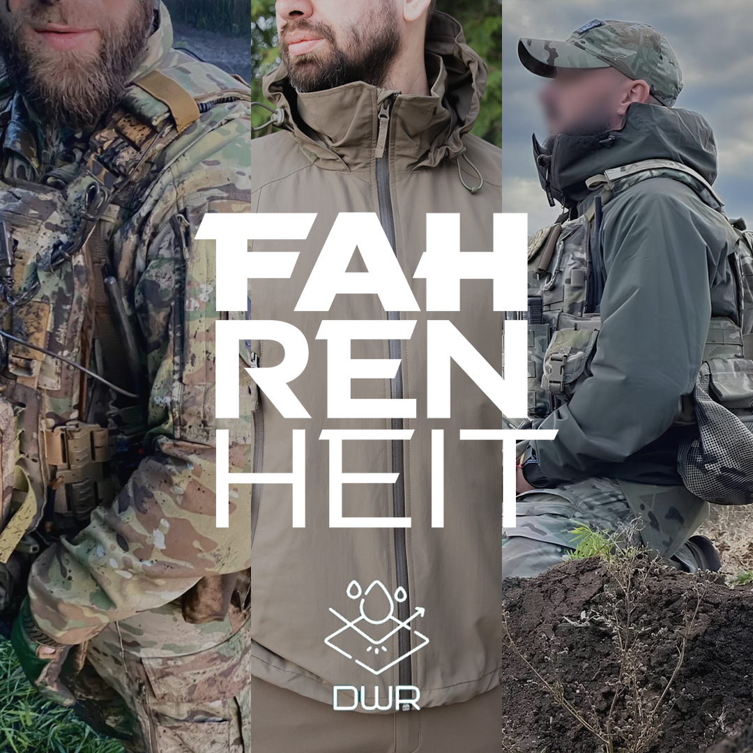 Fahrenheit__ua's tweet image. Для підвищення водовідштовхувальних властивостей матеріалу у виробництві туристичного та військового одягу використовують DWR-просочення (Durable Water Repellent), що означає “зносостійкий водовідштовхувальний засіб”.

#fahrenheitua #dwr #madeinukraine