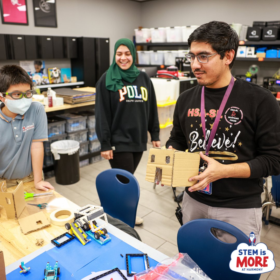 STEM is more engaging when you have classmates and teachers to support your endeavors! Teamwork makes the STEM dream work 🌟 #STEMIsMore #EngagedLearning