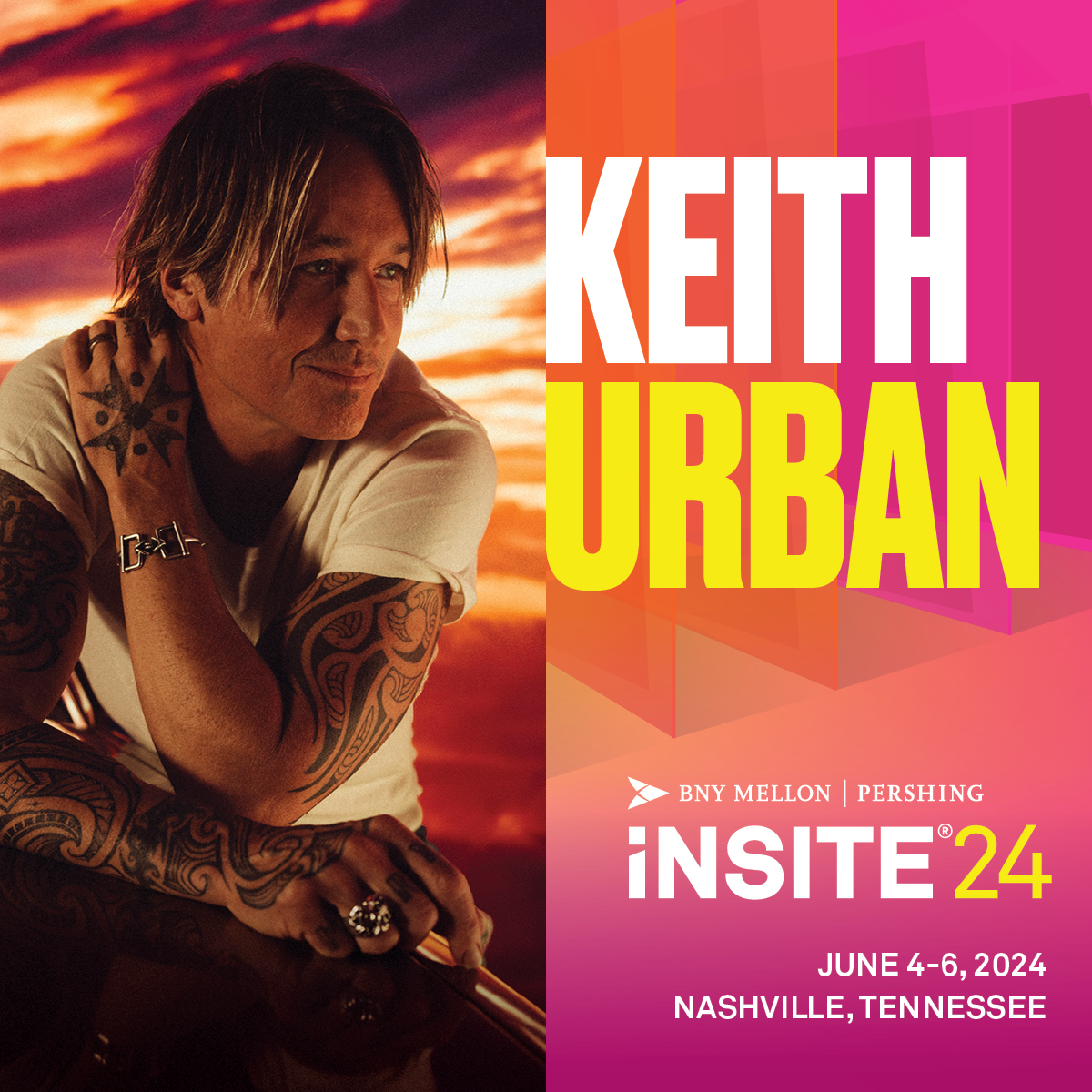 Keith Urban joins the #realinsite star-studded speaker lineup! Get ready for a next-level experience in the home of country music. Register now 🎸: ow.ly/QnkE50RhpTs