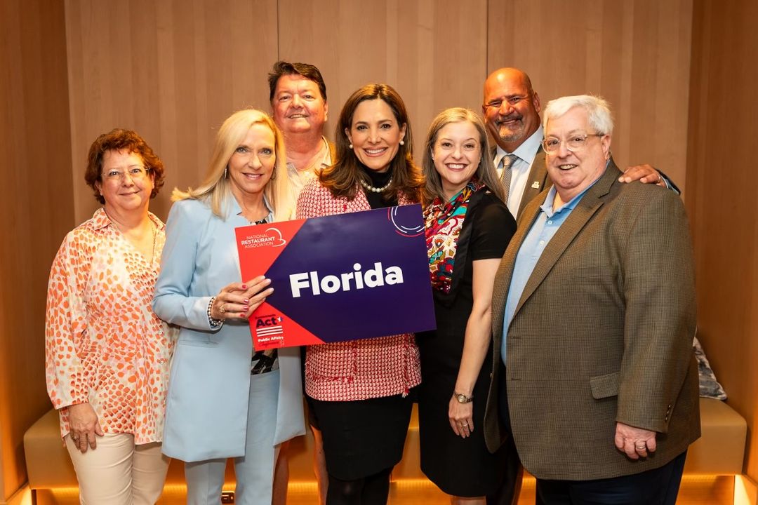 FRLAnews's tweet photo. We have had a great week of promoting Florida's restaurant industry with @WeRRestaurants during #PAFC24! Thank you @RepMariaSalazar, @RepGregSteube @VernBuchanan, and @USRepKCastor for meeting with FRLA!
#HospitalityStrong #JoinFRLA https://t.co/OnPNOwngVO