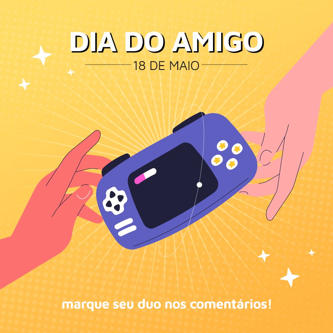 Todo mundo tem aquela pessoa que ta sempre jogando junto e é muito especial 🎮 

Marque seu duo! E vocês podem ganhar o Curso SL Moderação 👇