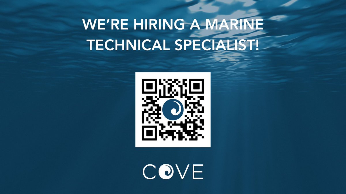 COVE is #hiring a Marine Technical Specialist! This is a position for someone with strengths in providing verification, monitoring, and operational support for marine technical projects. 🌊 Learn more here coveocean.bamboohr.com/careers/69 and apply by April 29 at 5:00 p.m. ADT.