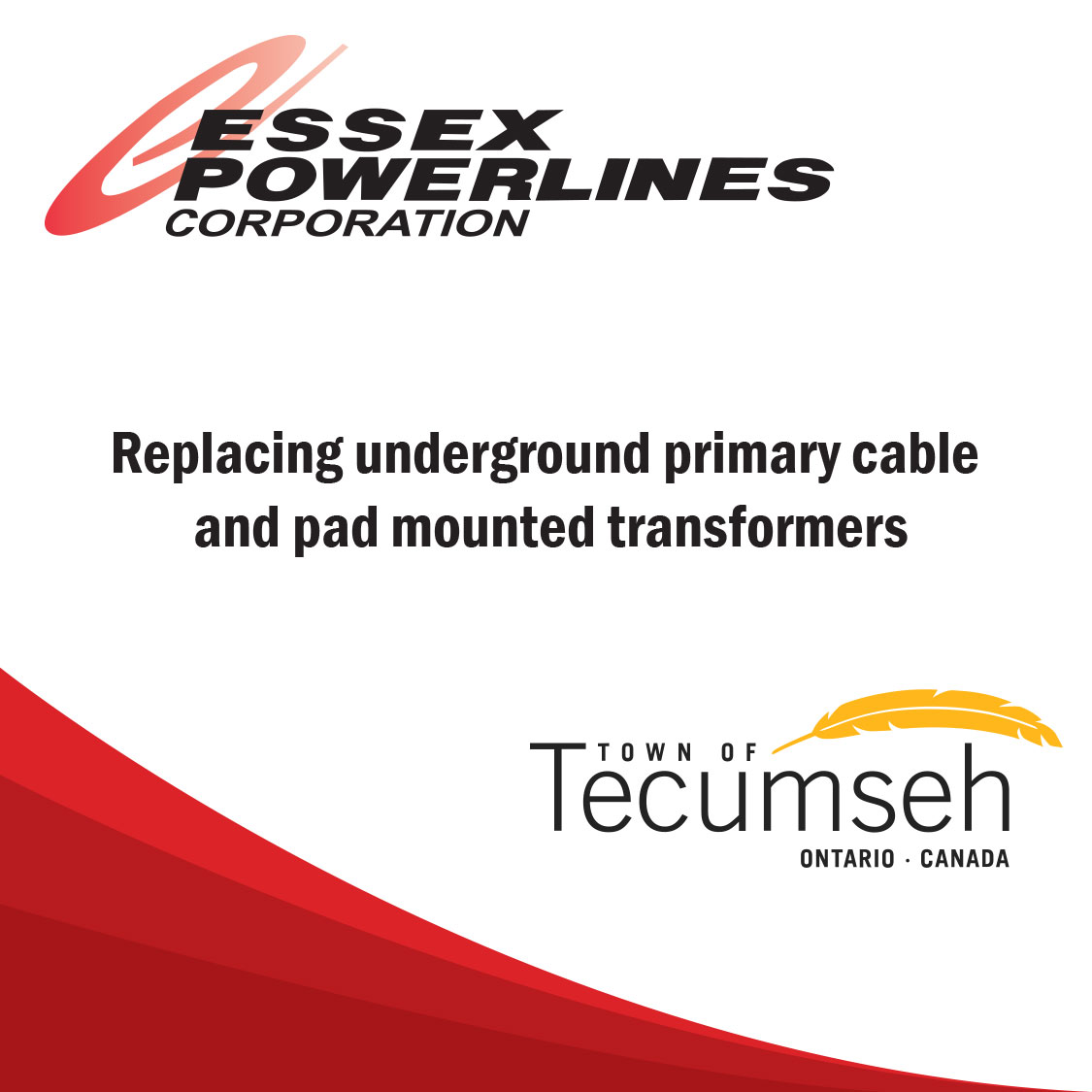 essexpowerlines's tweet image. Essex Powerlines is wrapping up in Tecumseh! The Chene Street project is an underground rebuild, where we replaced underground primary cable and pad mounted transformers. Thanks to the @TownofTecumseh #GridReliability #EssexPowerlines #PoweringTheGrid