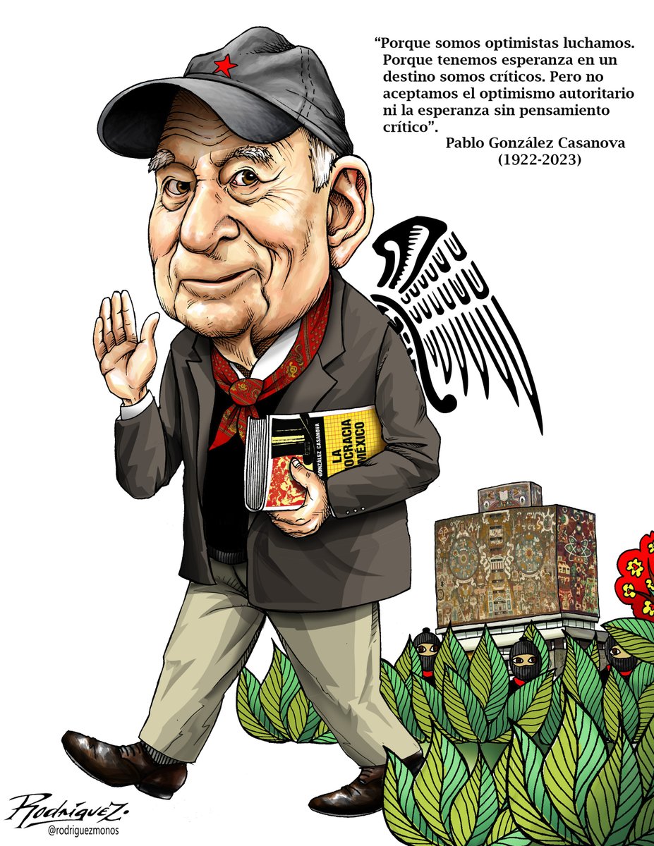 Un año sin Don Pablo González Casanova... #PabloGonzalezCasanova #UNAM #EZLN #Chiapas #SCLC