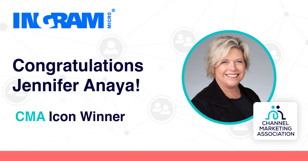 We have a certified icon in our ranks! Congratulations to Jen Anaya, our Senior VP of Global Marketing on her Icon Award recognition by Channel Marketing Association. She truly is an inspiration on our team, driving transformation, success and imagination. ow.ly/RPku50RjgUO