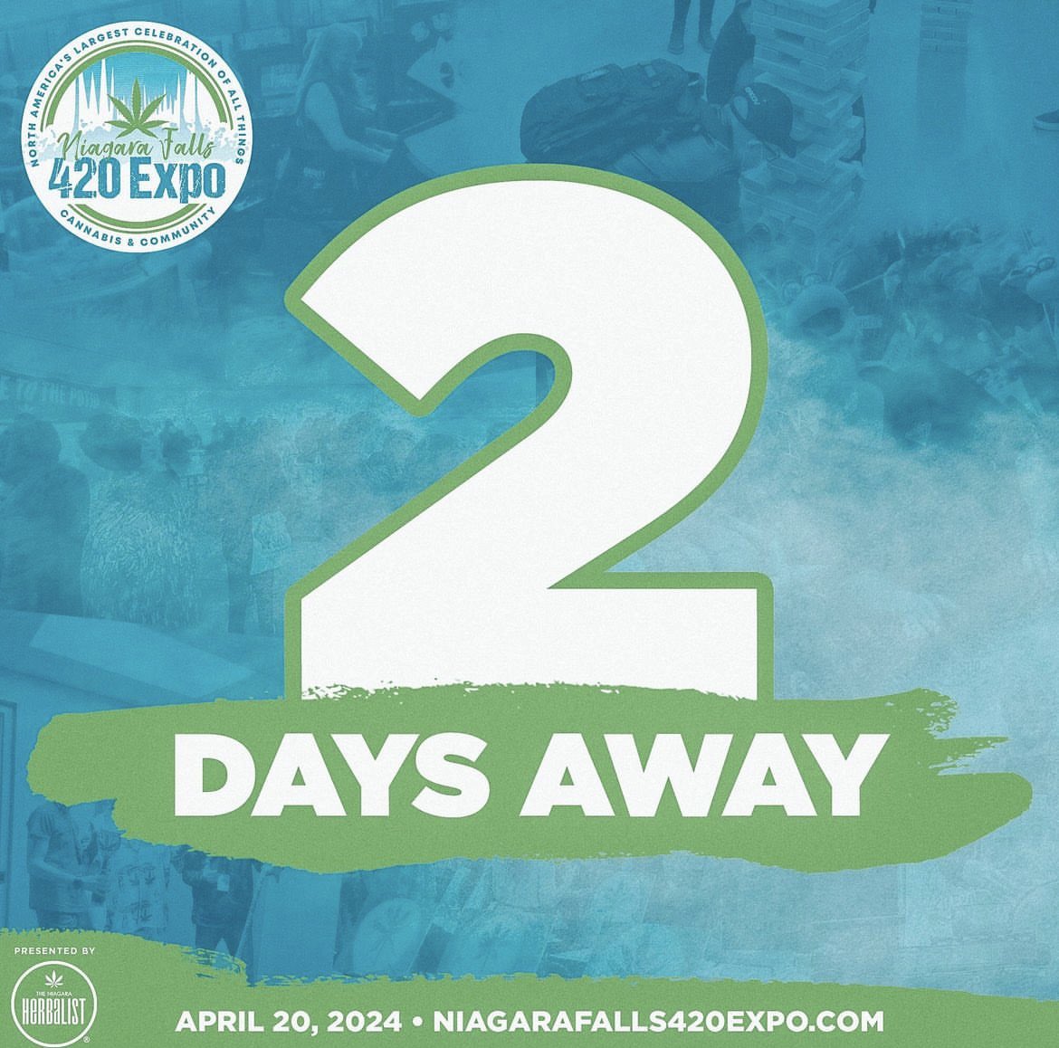 niagara420expo's tweet photo. Only 2 DAYS left until the Niagara Falls 420 Expo KICKS OFF! ✌️🔥

Get ready to encounter a world of cannabis culture like never before! 

The Niagara Falls 420 Expo is the ultimate celebration of all things cannabis! 🌿

#niagarafalls #nf420 #420expo #canna #maryjane #explore https://t.co/NZrGrMIvOM