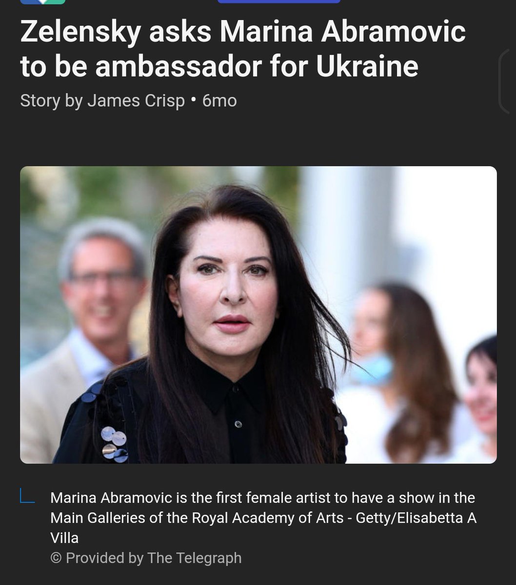 aeltrileaf's tweet photo. @ArtistisPresent @Conradshawcross See, #MichaelMaxwell AKA #MarinaAbramovic @ArtistisPresent isn't exactly someone that you want to be linked to RN. Ask @ZelenskyyUa ,@KrisJenner and @KimKardashian. Remember what @KattWilliams said about everything coming out in 2024? He wasn't lying 🤷♀️. https://t.co/0oqvC6Uy3k https://t.co/Vr9nX2D5m1