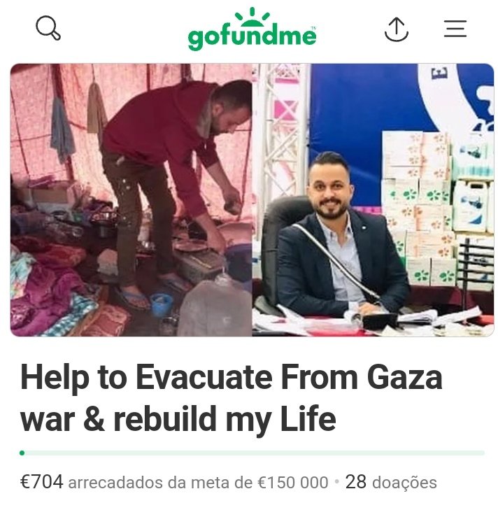 CAN WE HELP ARAFAH ON REACHING €1K? ‼⚠️
Arafah's campaign is still going very slow, so please make sure to donate so him and his family can evacuate. Arafah is a very kind soul, he deserves to live safely with his family ‼‼
share and please D0NATE
gofundme.com/f/e6vq2-a-stat…