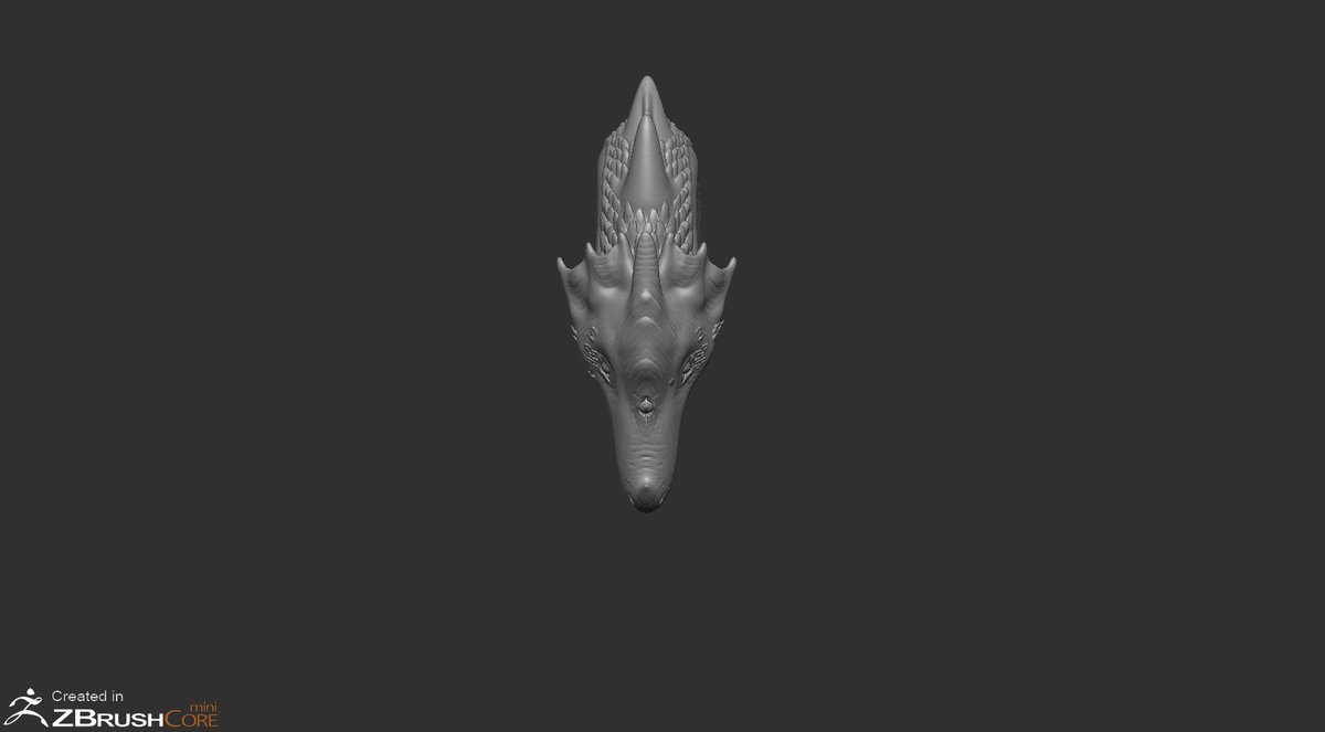 Rj6CcA8UD5uMd2O's tweet photo. ドラゴン(水)
 #ZBrushCoremini
 #3DCG https://t.co/TAMKdKBFYE