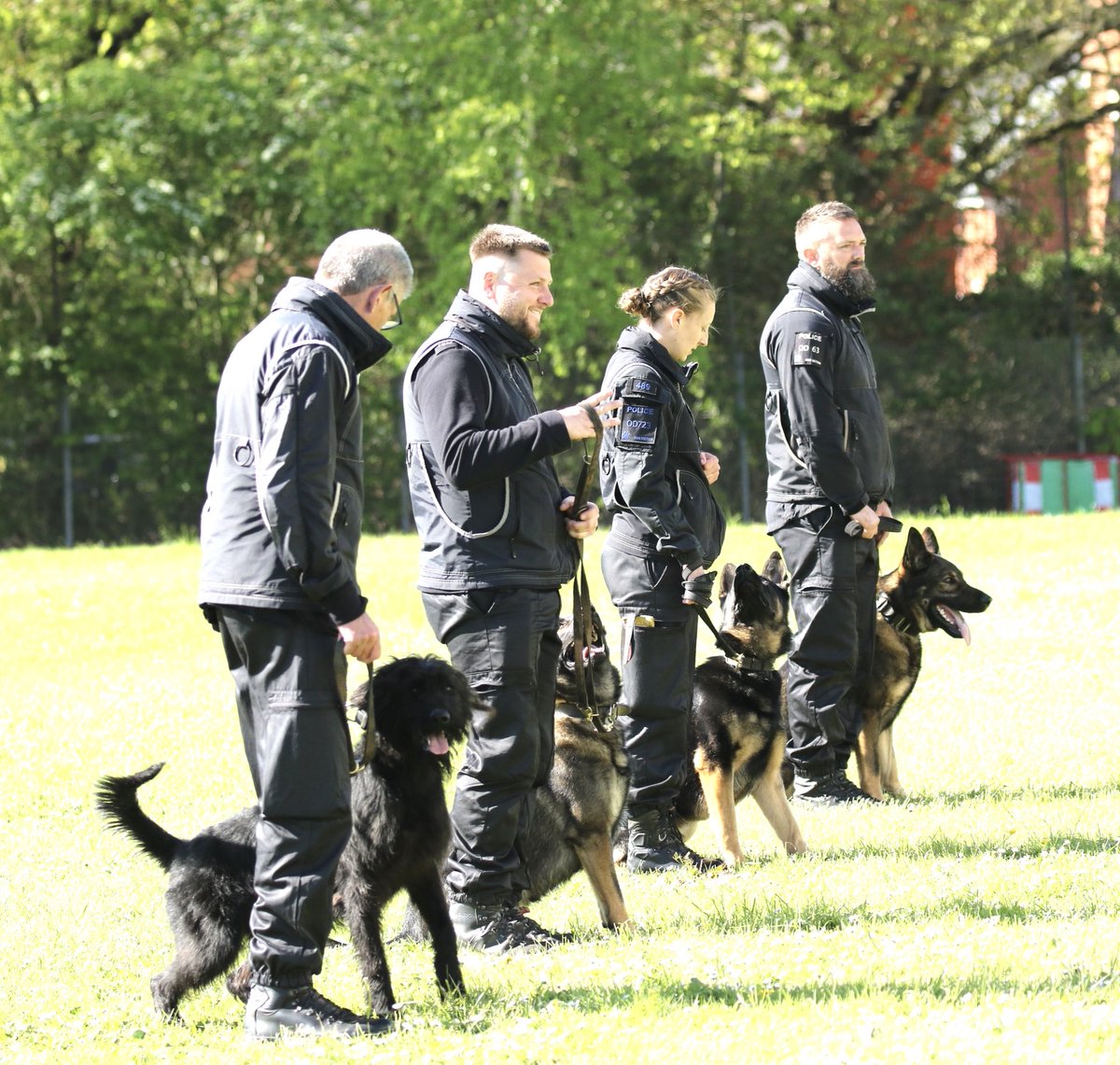 The teams being presented to our guests at today’s passing out parade at the end of the January 2024 Initial course.