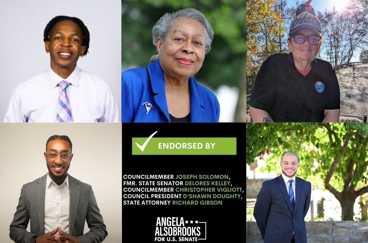 From Oakland to Ocean City, I am proud to have endorsements from leaders all across our state. With only 26 days to go, I am thrilled to have these fierce advocates joining us on #TeamAlsobrooks.