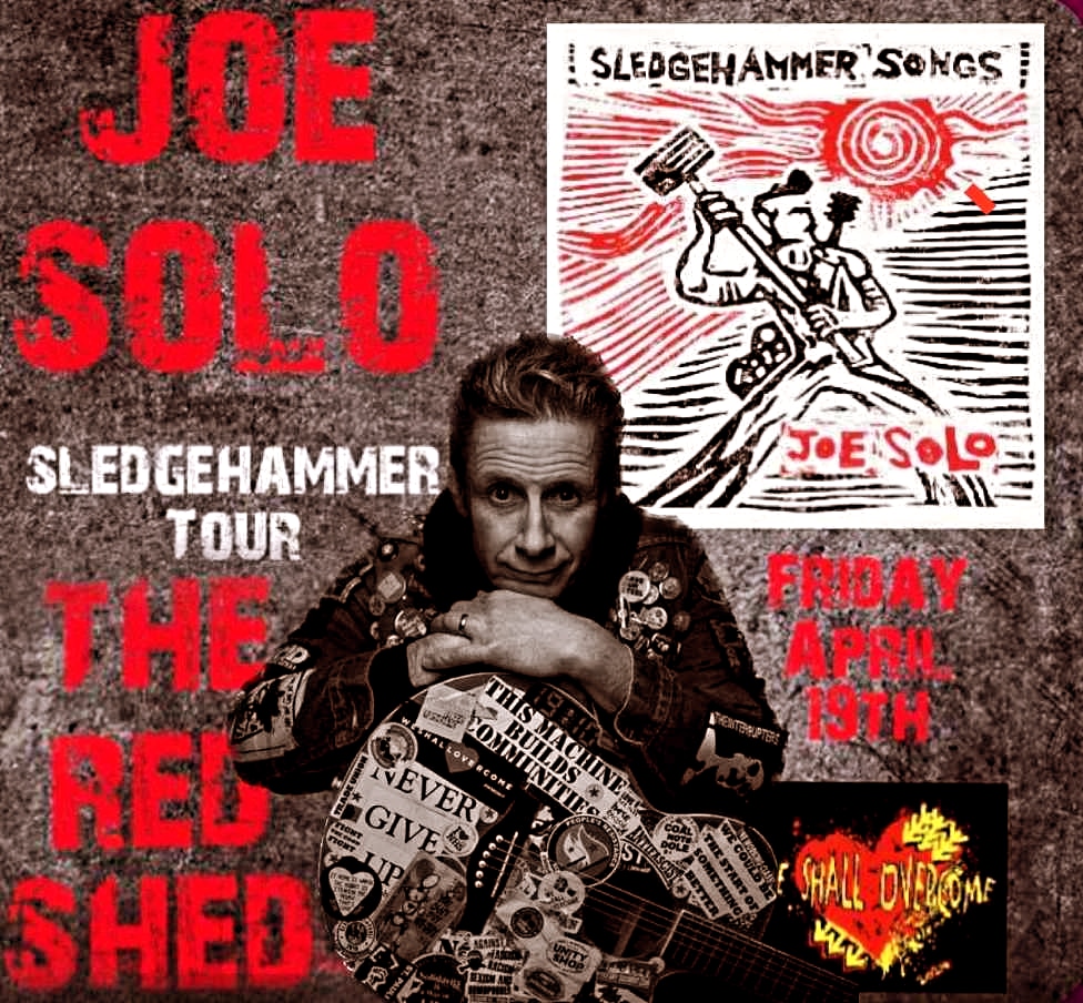 At the Red Shed in Wakefield for the next leg of the Sledgehammer Tour. Friday. Early start 7.30pm. We are raising help for Pontefract Community Kitchen as part of @WeShallWeekend ahead of @BannersHeldHigh next month. Always good to have your company ✊️