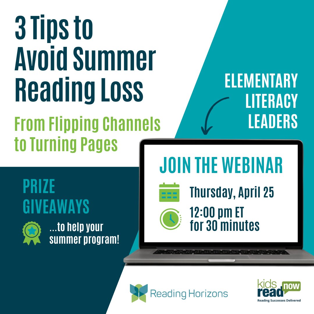 Join us for the webinar and get strategies you can use NOW to reduce the #summerslide.👇

us02web.zoom.us/webinar/regist… 

#pkthru5 #ScienceofReading #studentengagement #educationwebinar

🧵2/2