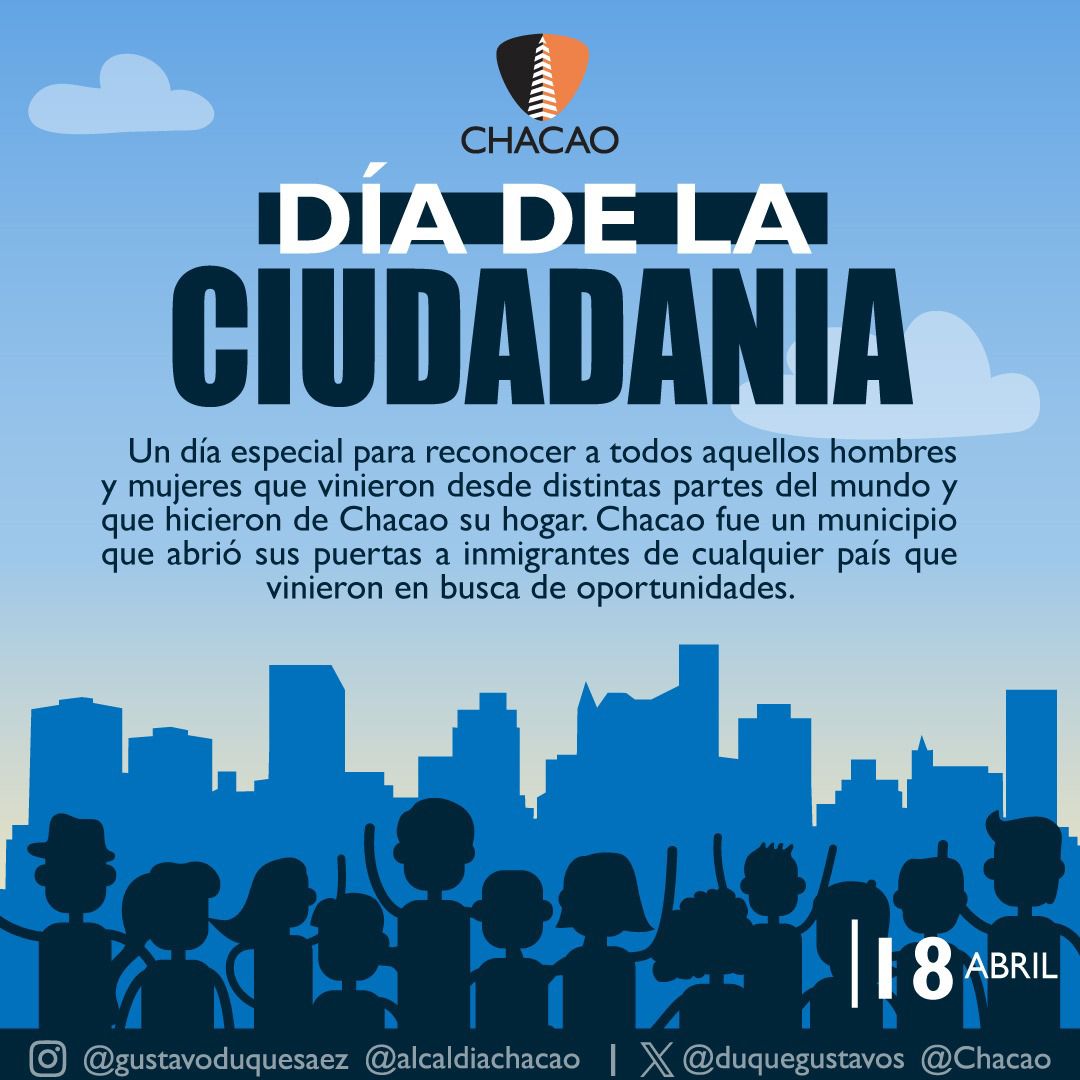 Desde el #18Abril de 1959  se celebra el Día de la Ciudadanía para honrar a miles de extranjeros, que han encontrado un nuevo terruño en Venezuela. Festividad que nació bajo el lema: “No importa donde se nace, lo que importa es donde se lucha”. Gracias por su esfuerzo y entrega.