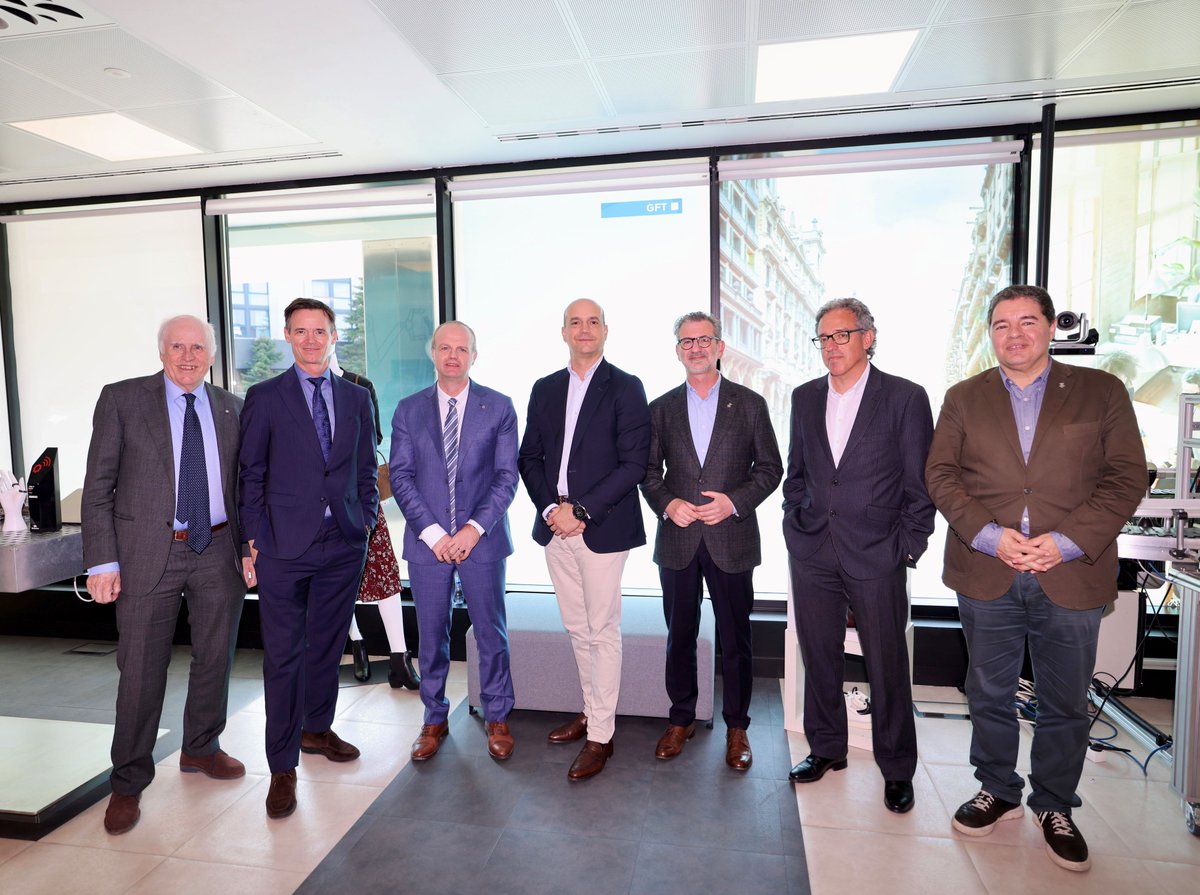 gft_es's tweet photo. Gracias a las más de 70 personas que nos habéis acompañado en la celebración del #GFTLab10 esta tarde. Especialmente a Josep María Vallès, Alcalde de Sant Cugat; Albert Castellanos, Secretari d’Economia i Empresa de la Generalitat; Patrick Heinz, Segundo Cónsul de Alemania en Barcelona; Ramon Talamas Jofresa, President Cambra comerç Terrassa; Trini Bofarull, Directora de Catalonia Trade & Investment; Oriol Ruiz, Digital Strategy & Business Transformation – CTTI y Eduard Torres, President de Sant Cugat Empresarial, por habernos acompañado en la celebración.
Más información: https://t.co/gPdUEq4CBm