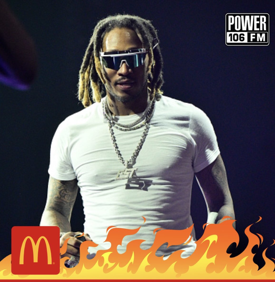 Hip Hop is all about bringing the heat! Power 106 and McDonald’s salute the hottest in Hip Hop for their contributions. Today we salute #Future! McDonald’s is also turning up the heat with their Spicy McNuggets with aged cayenne and chili pepper, it’s a must try!