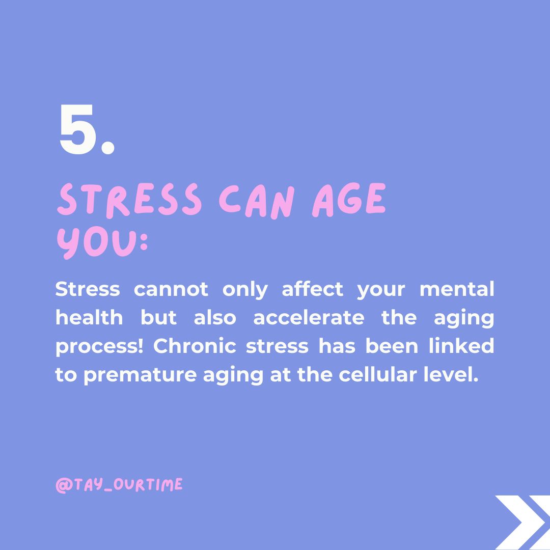 TAY_OurTIME's tweet photo. April is recognized as National Stress Awareness Month to bring attention to the negative impact of stress. Check out these surprising facts about #stress (2/2)  

#stressawareness https://t.co/tVPHiUBP16