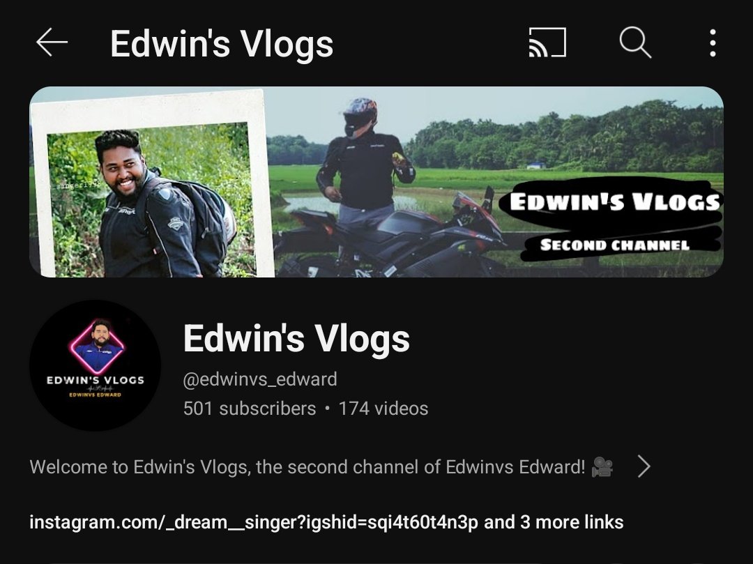EdwardEdwinvs's tweet photo. Wow, thank you so much everyone, I just hit 500 subscribers on @YouTube! #500subs https://t.co/cQ39vhzPvu