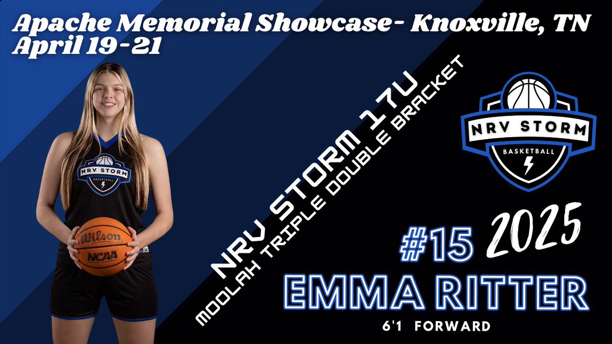Come see our 17u team this weekend in Knoxville, Tn! <a href="/NRV_Storm/">NRV Storm Basketball</a>  Our first game is at 9am, on court 4, at the Knoxville Convention Center