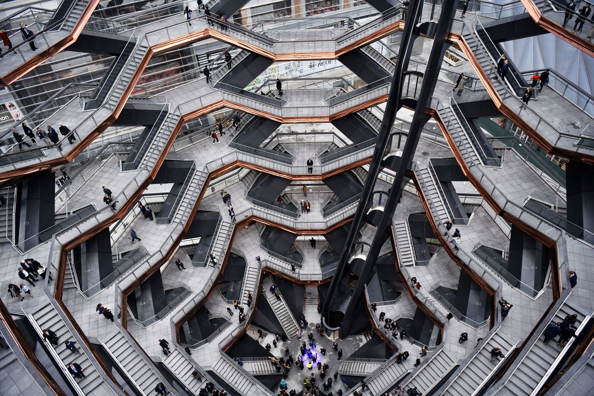 Project name: Vessel Public Landmark
Architects:  Heatherwick Studio   | Year: 2020   | Photographs: Michael Moran for Related-Oxford
Localisation: New York, USA

#TVessel #HudsonYards #HeatherwickStudio #NYCLandmark #UrbanExploration #PublicArt #ManhattanViews #NYCTourism