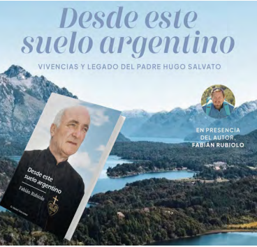 ¡Semana del Español!
Ven al lanzamiento de La Huella OMM y la presentación de Desde este suelo argentino, sobre las vivencias del padre Hugo Salvato, con la presencia de su autor Fabián Rubiolo.
Info: afie.es/actividades
<a href="/AFIE_ES/">AFIE</a> 
#palabrasmas
#fabianrubiolo
#ginebra
 #libros