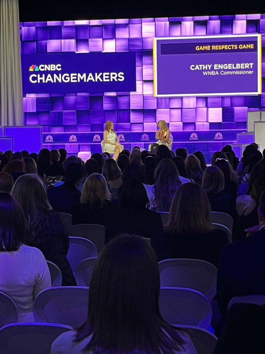 “The WNBA is a growth stock.”

@CathyEngelbert discusses the future of the @WNBA with @JBoorstin at #CNBCChangemakers