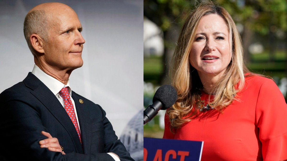 .@DebbieForFL Mucarsel-Powell continues to hammer Rick @ScottForFlorida on abortion restrictions. She thinks that by November, voters will get the message. Reporting by @AGGancarski floridapolitics.com/archives/67024… #FlaPol